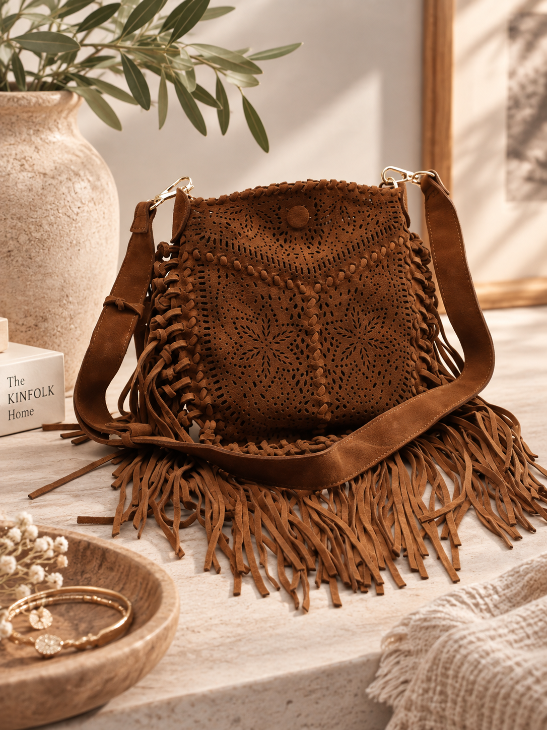 Sac en cuir Orso brun