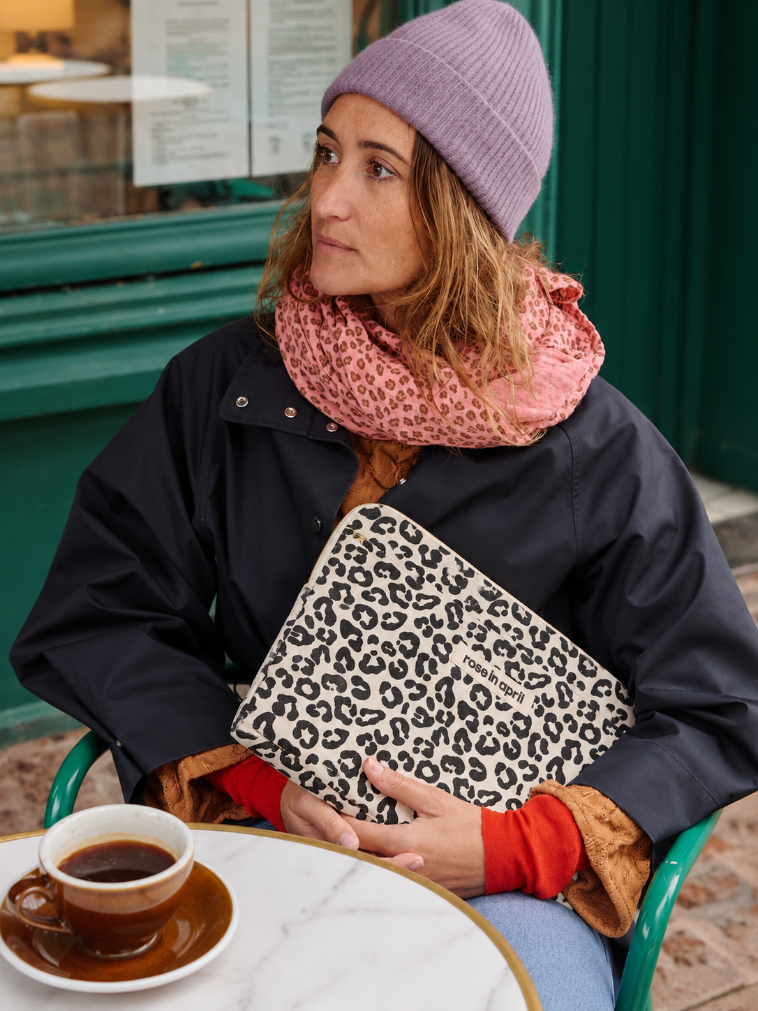 Pochette d'ordinateur 13/14 Octave Graou greige