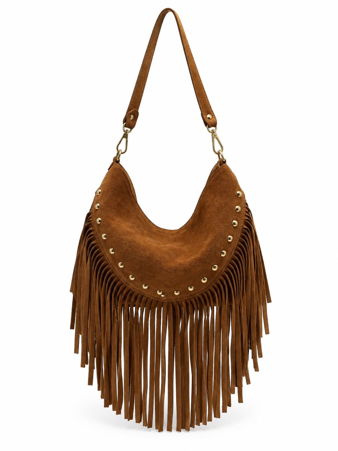 Sac bandoulière en cuir suédé Réal