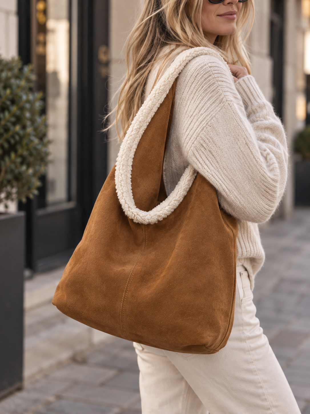 Sac et pochette Faye camel