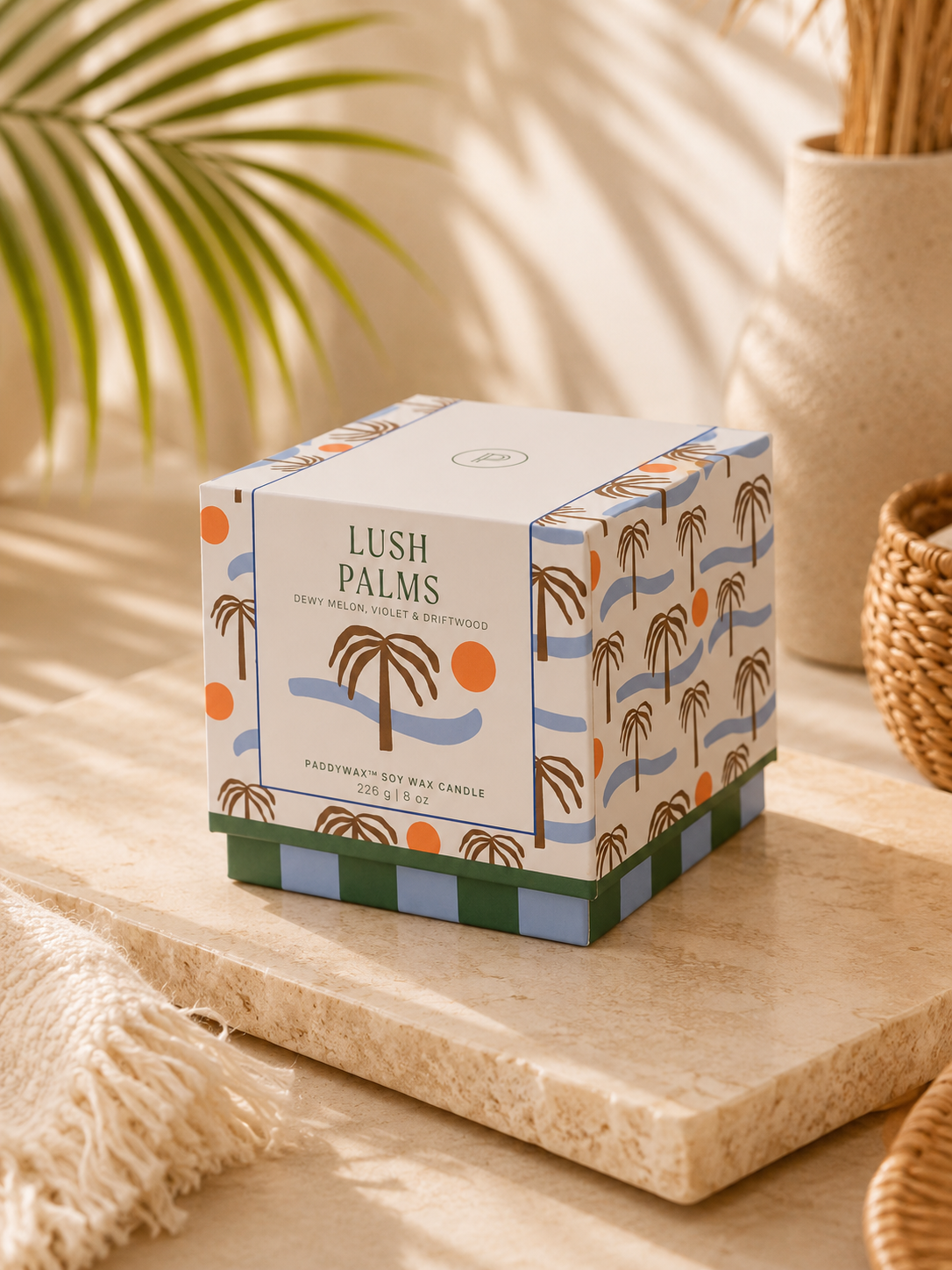 Bougie parfumée Paddywax Lush Palms