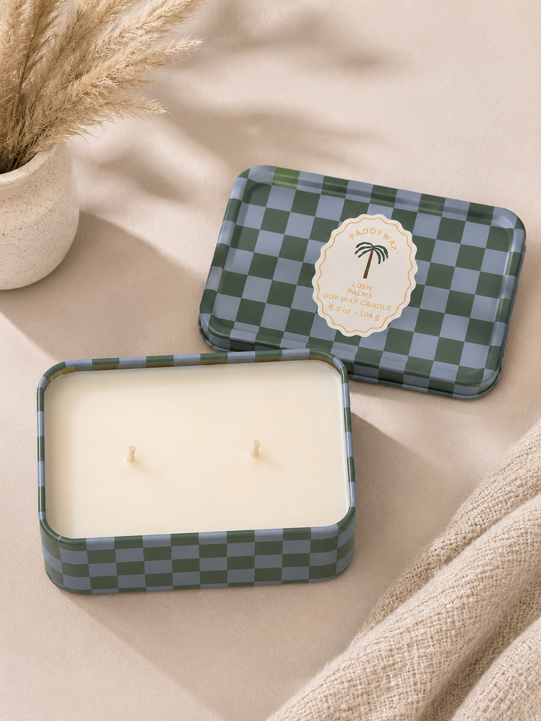 Bougie parfumée Paddywax Lush Palms boîte