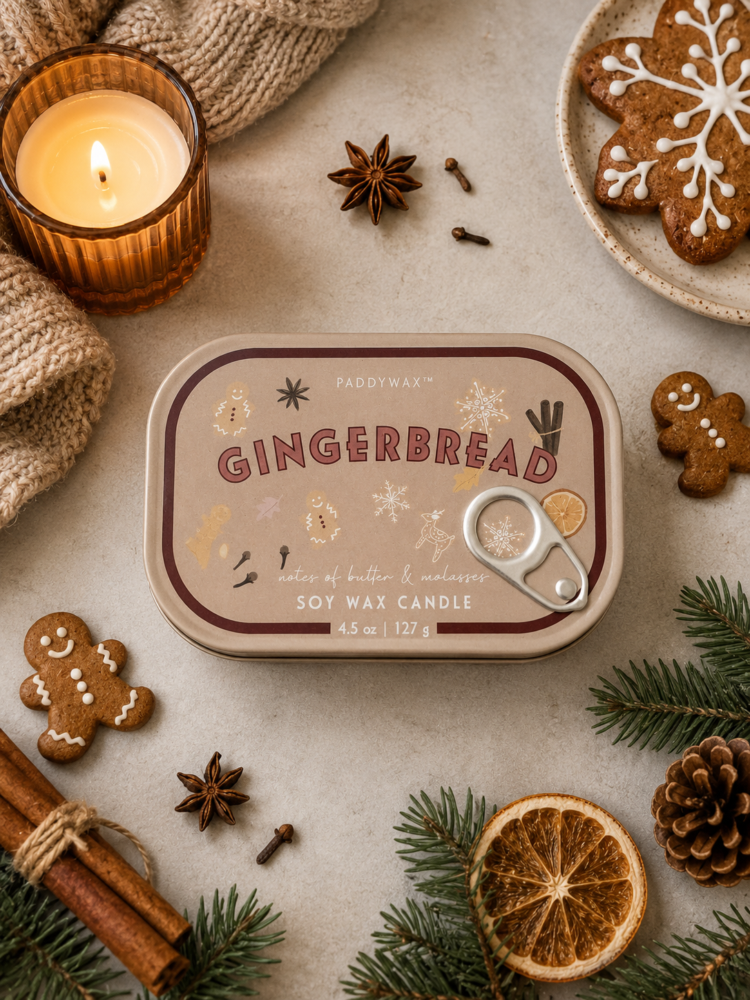 Bougie parfumée Paddywax Gingerbread