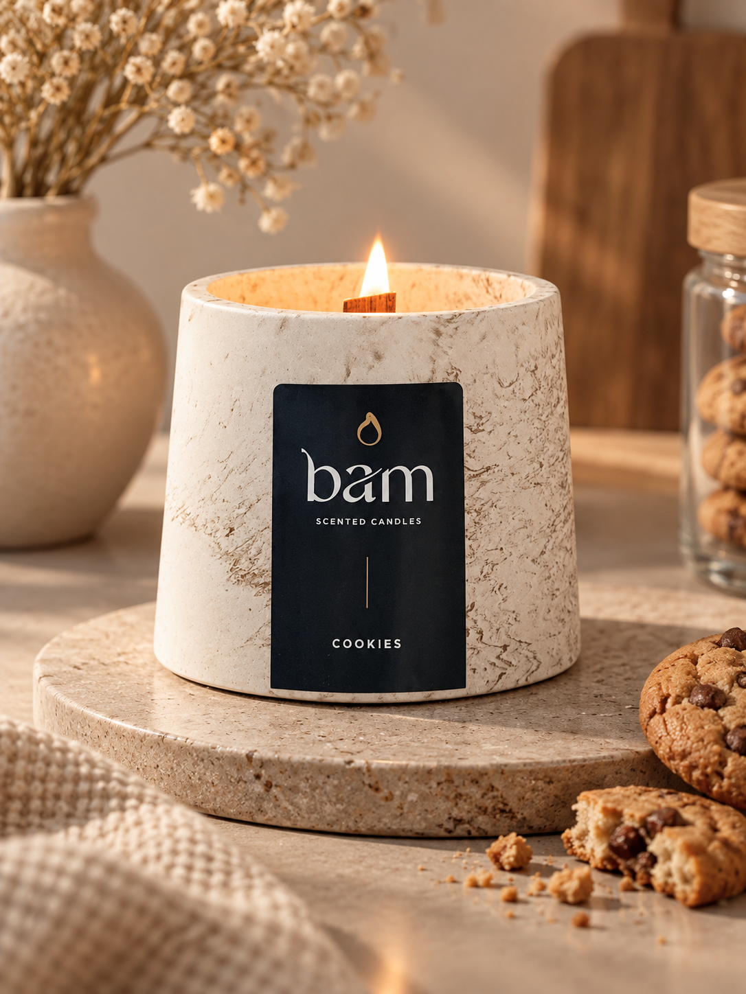 Bougie parfumée BAM cookies