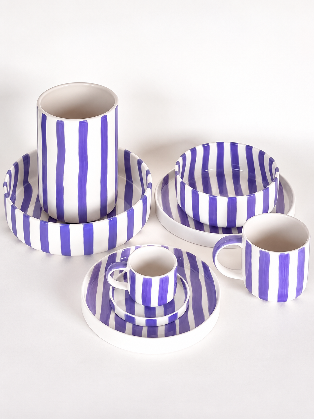 Grand bol Stripes Palazzo Purple