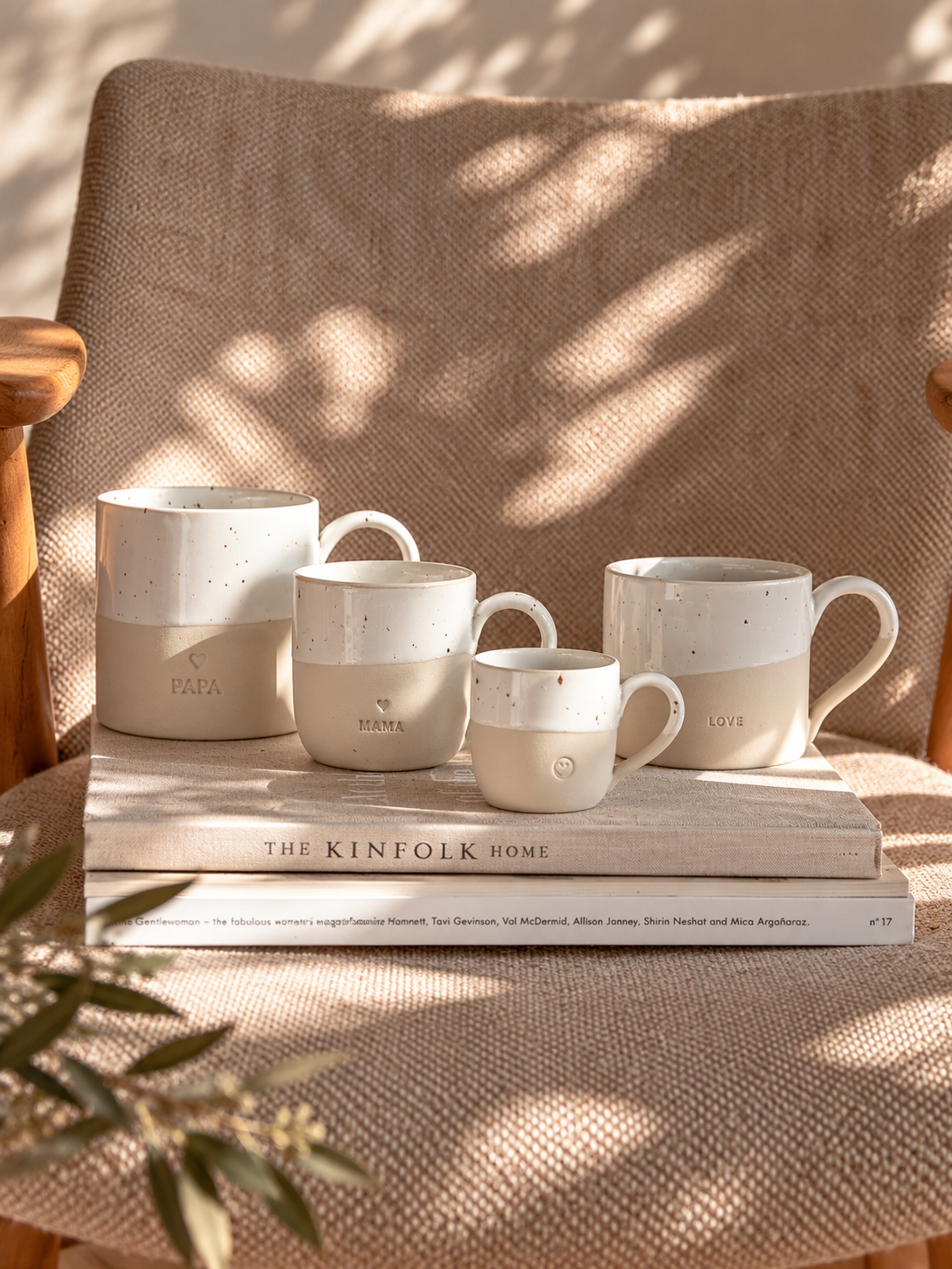 Tasse en grès Love
