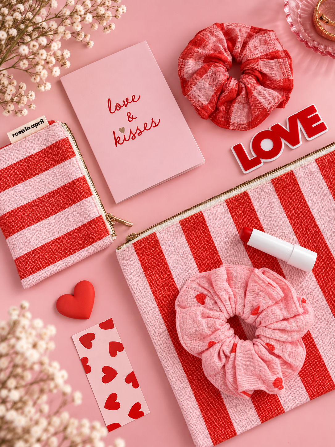 Chouchou Heart Flamingo