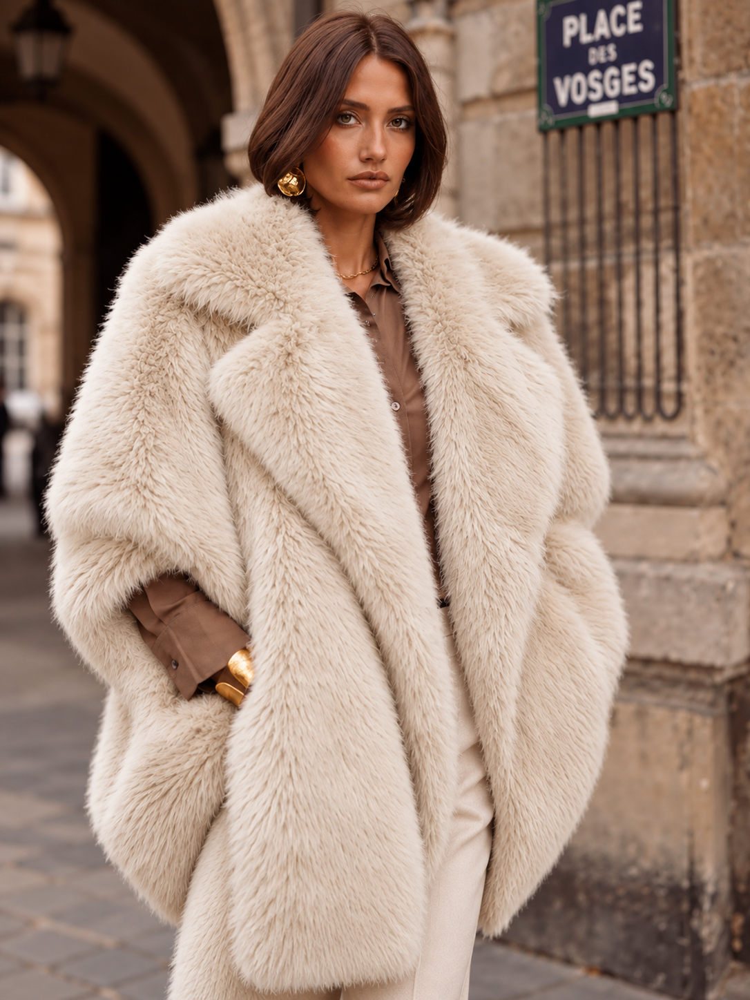 Manteau Freja crème