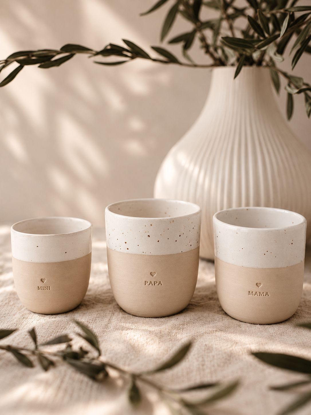 Mug en grès Papa