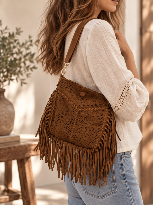 Sac en cuir Orso brun