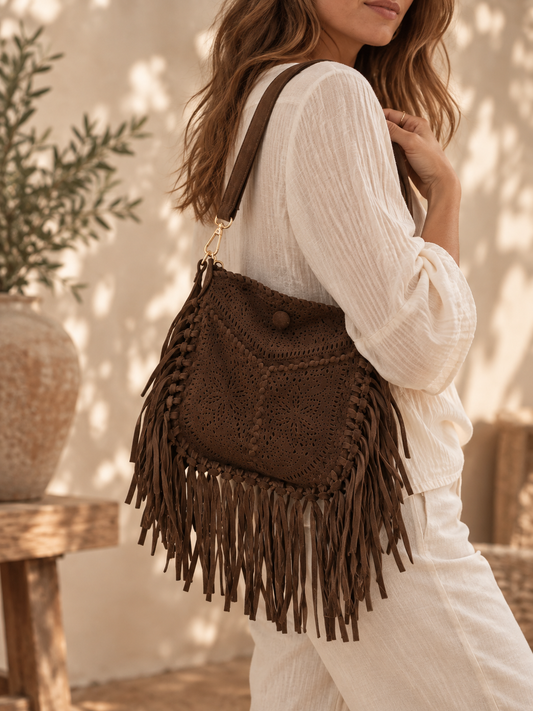 Sac en cuir Orso marron