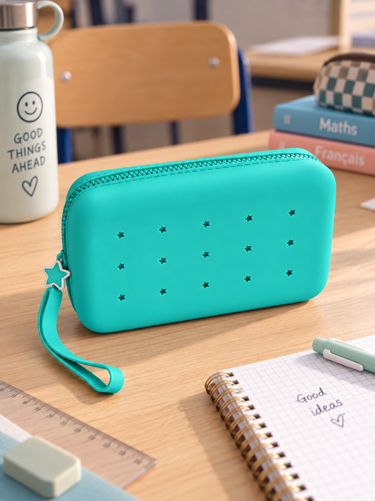 Maxi trousse Pop&Clip turquoise