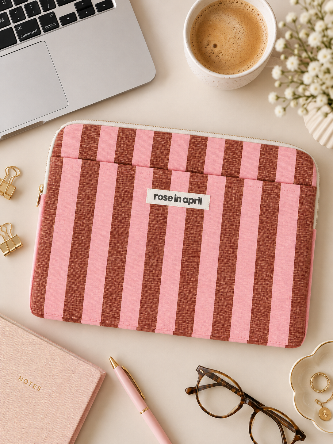 Housse d'ordinateur 13/14 Octave Brick Pink