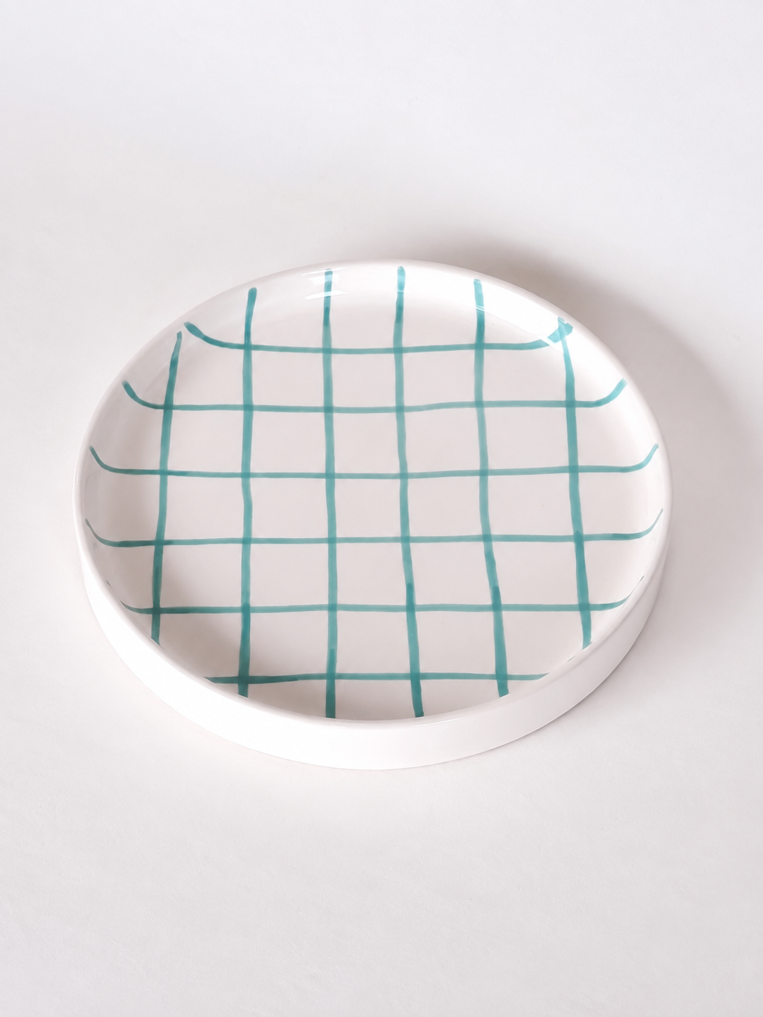 Grande assisette Grid Amalfi menthe