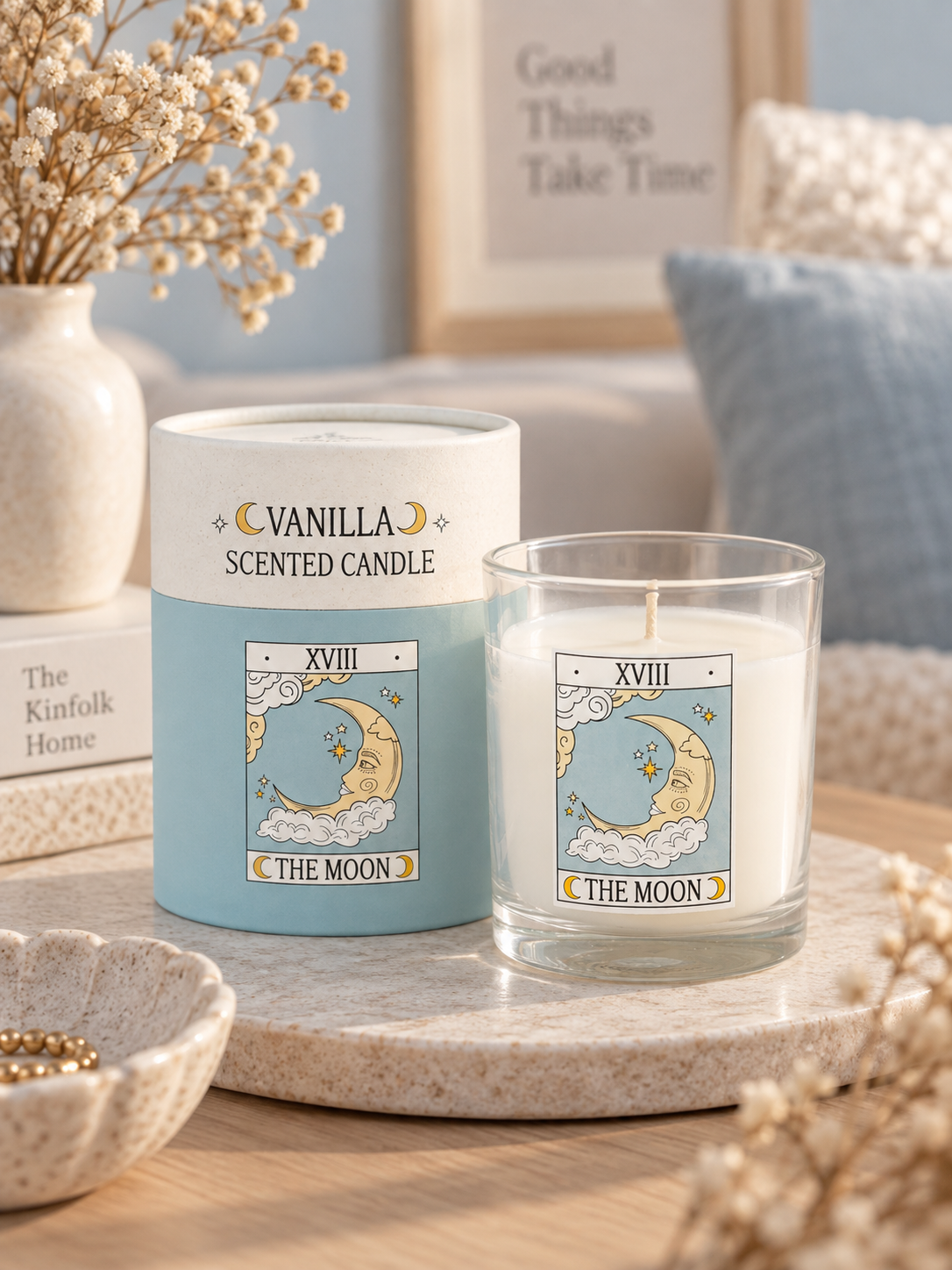 Bougie tarot vanille