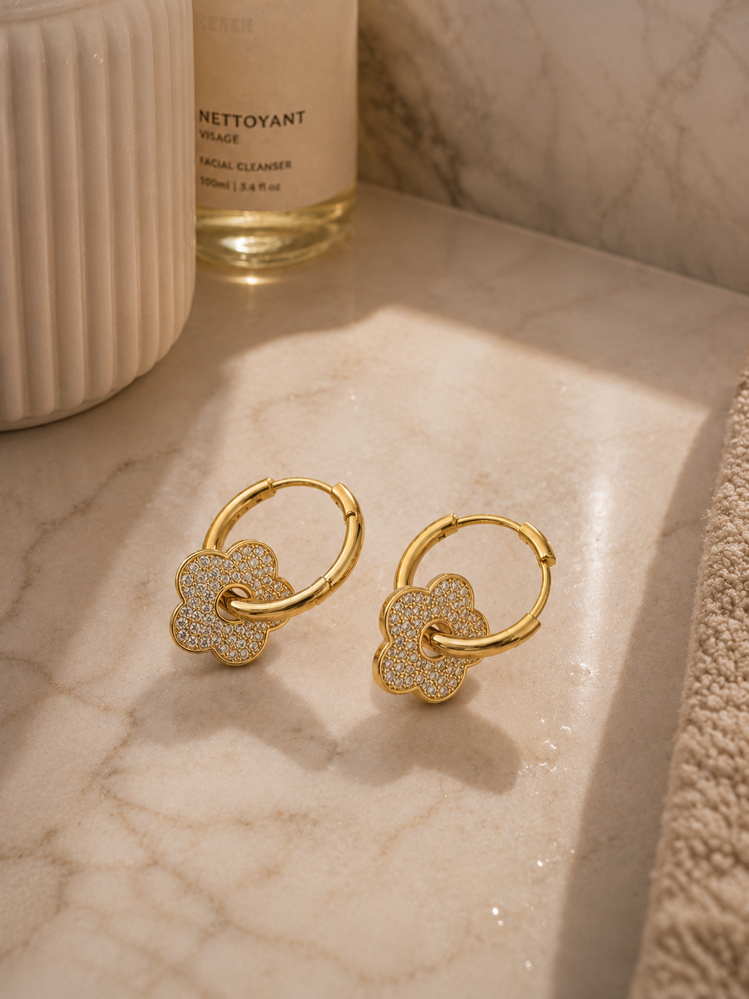 Boucles d’oreilles Trèfle Éclat