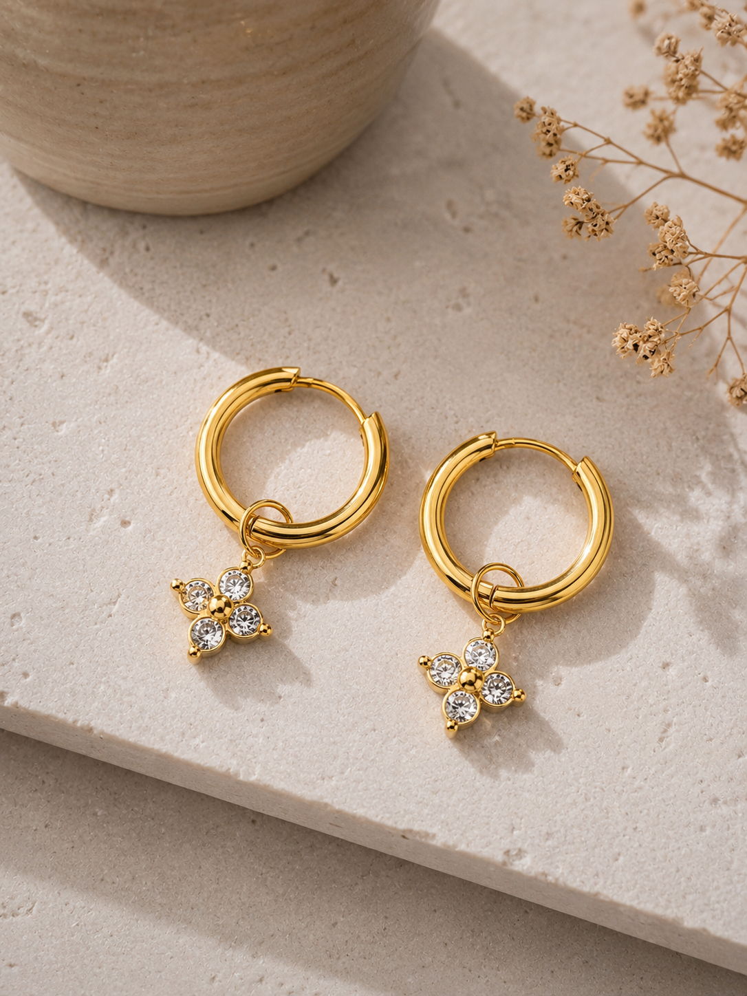 Boucles d’oreilles Flora