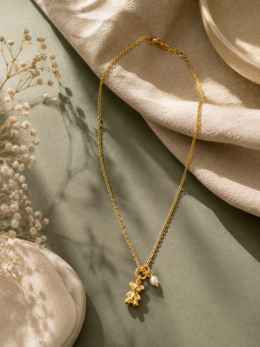 Collier Teddy Pearl