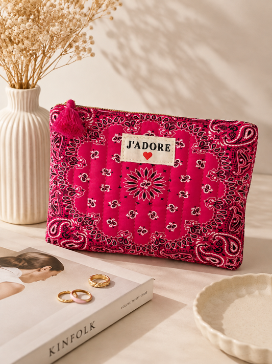 Pochette Polly rose