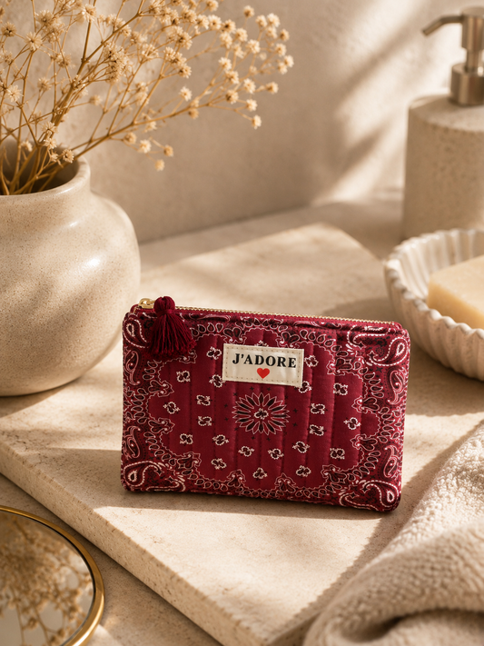 Pochette Polly bordeaux