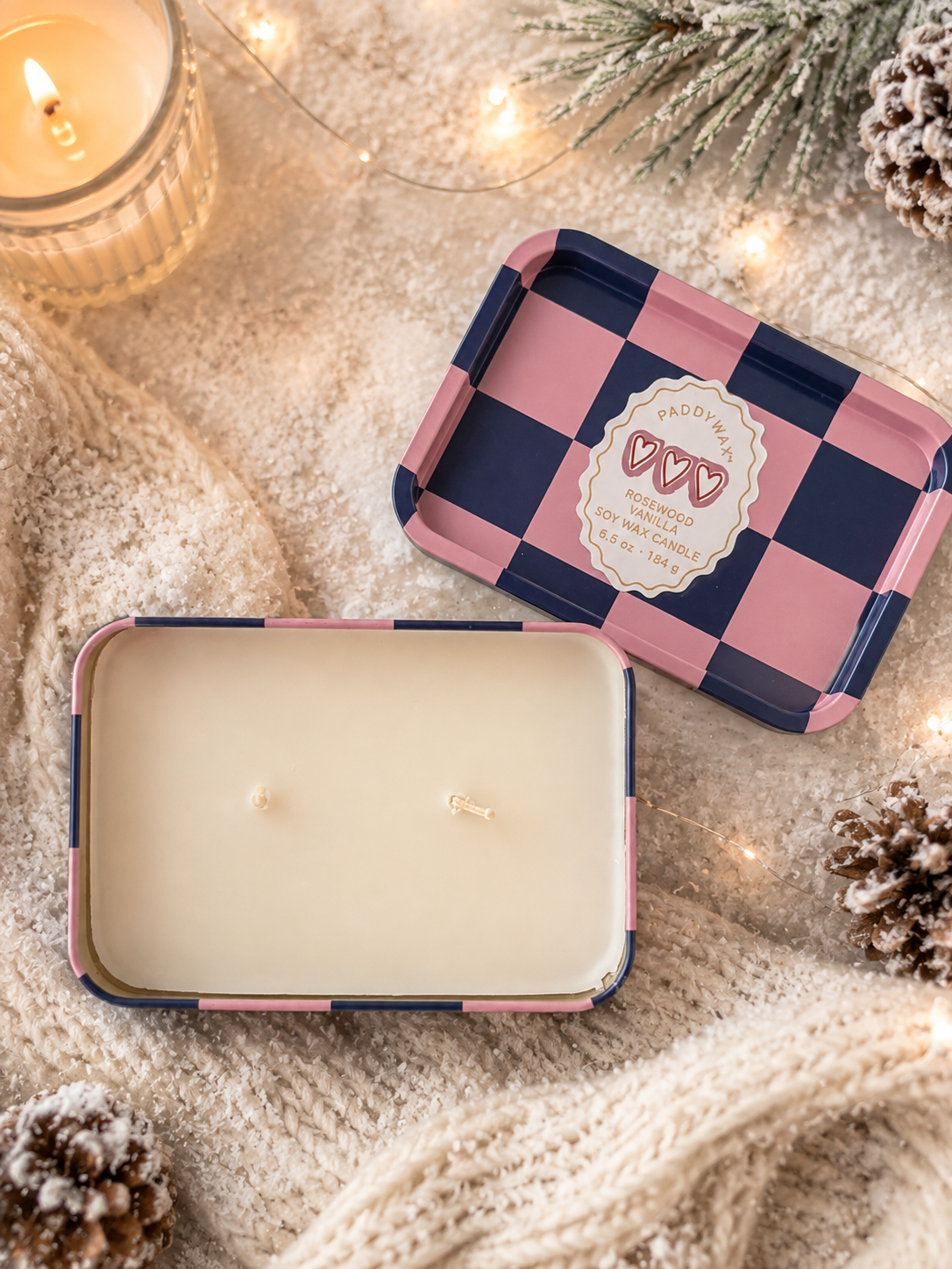 Bougie parfumée Paddywax Rosewood Vanilla boîte