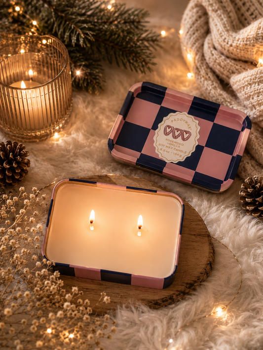 Bougie parfumée Paddywax Rosewood Vanilla boîte