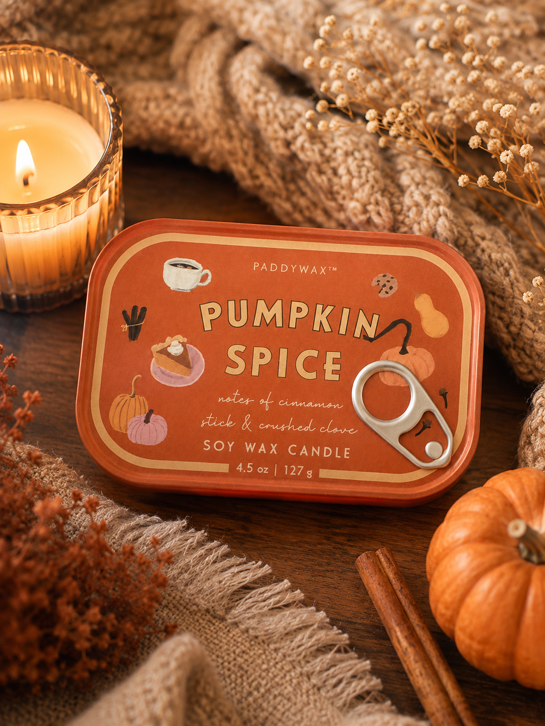 Bougie parfumée Paddywax Pumpkin Spice