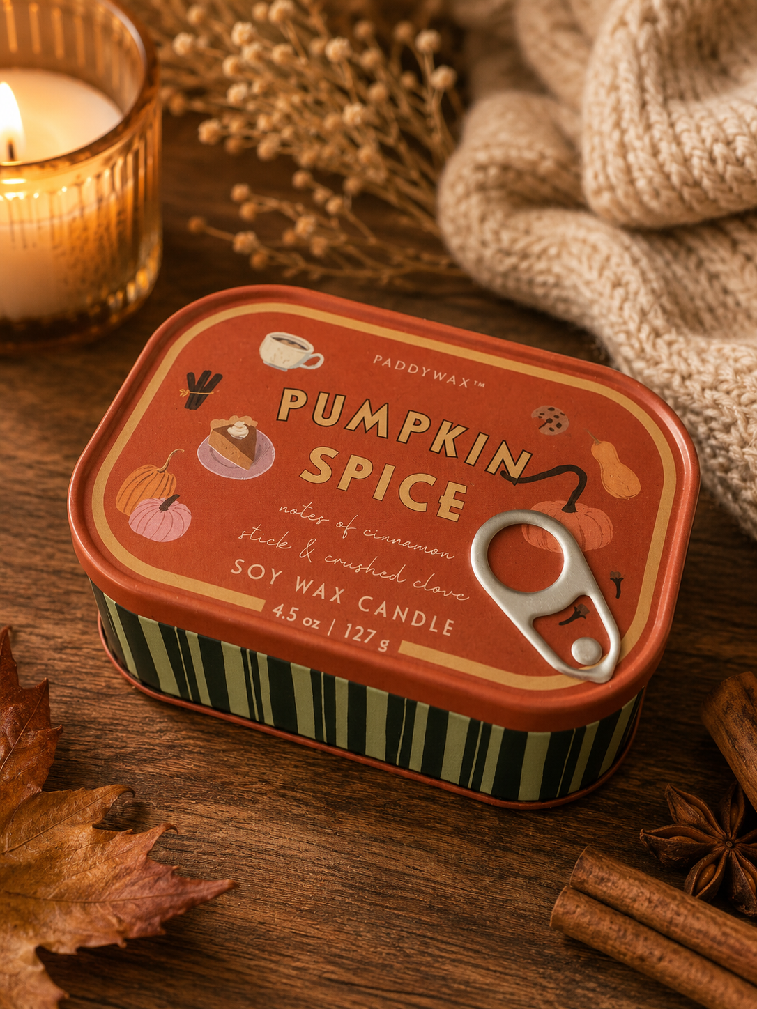 Bougie parfumée Paddywax Pumpkin Spice