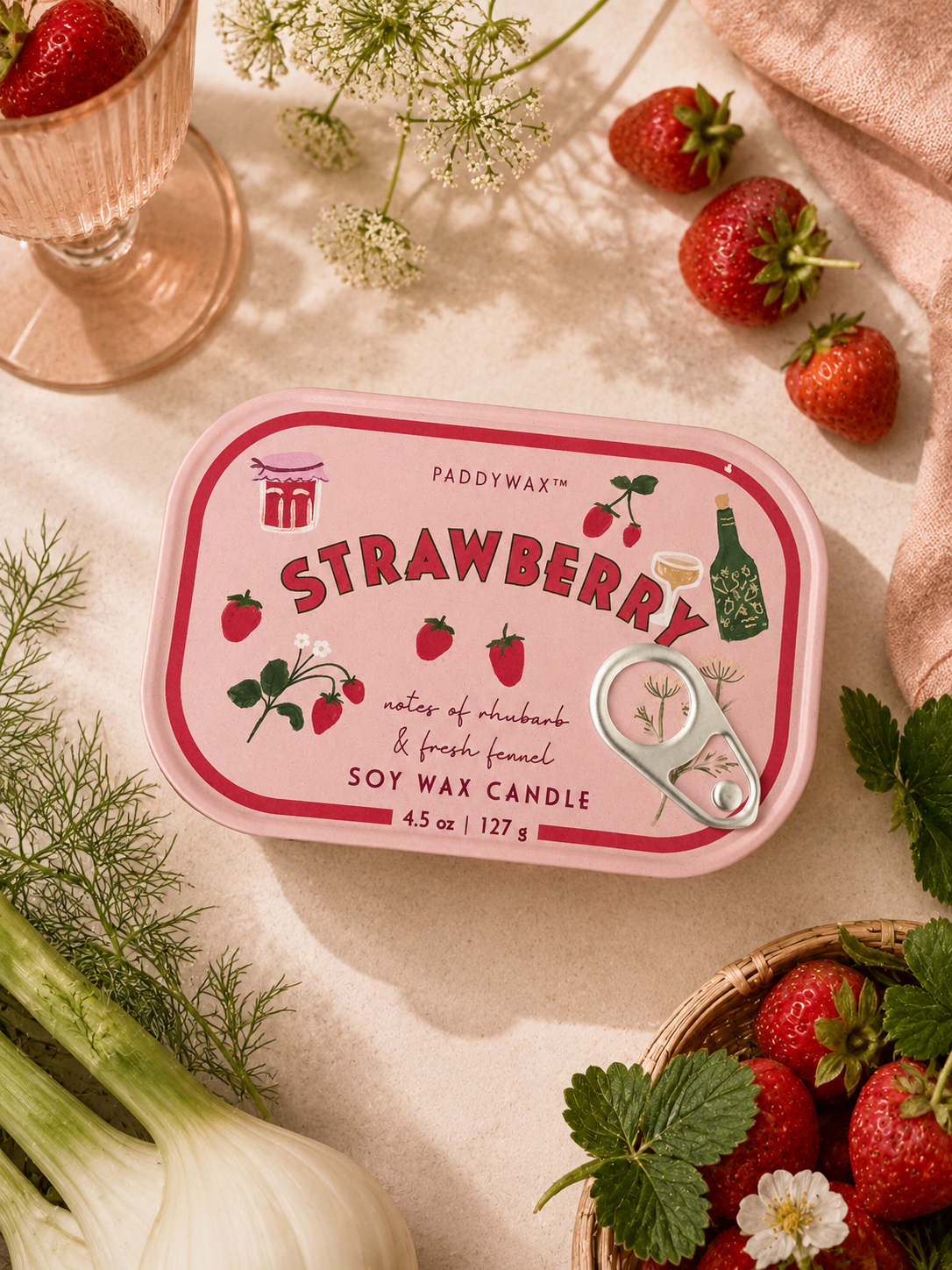 Bougie parfumée Paddywax Strawberry