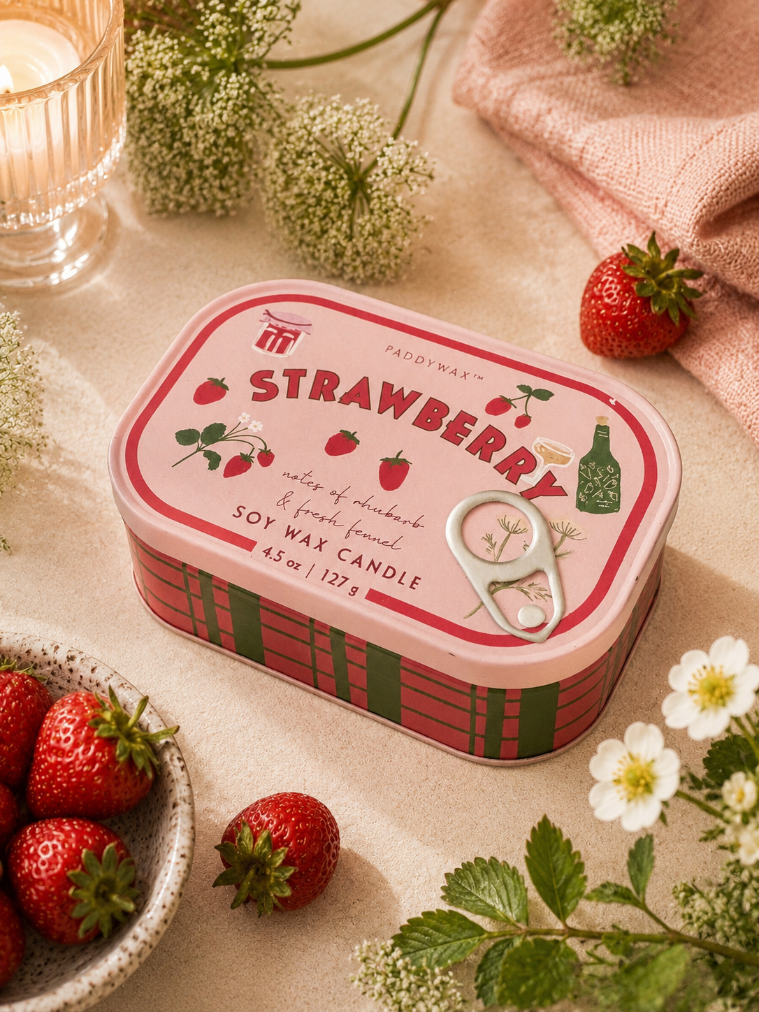Bougie parfumée Paddywax Strawberry