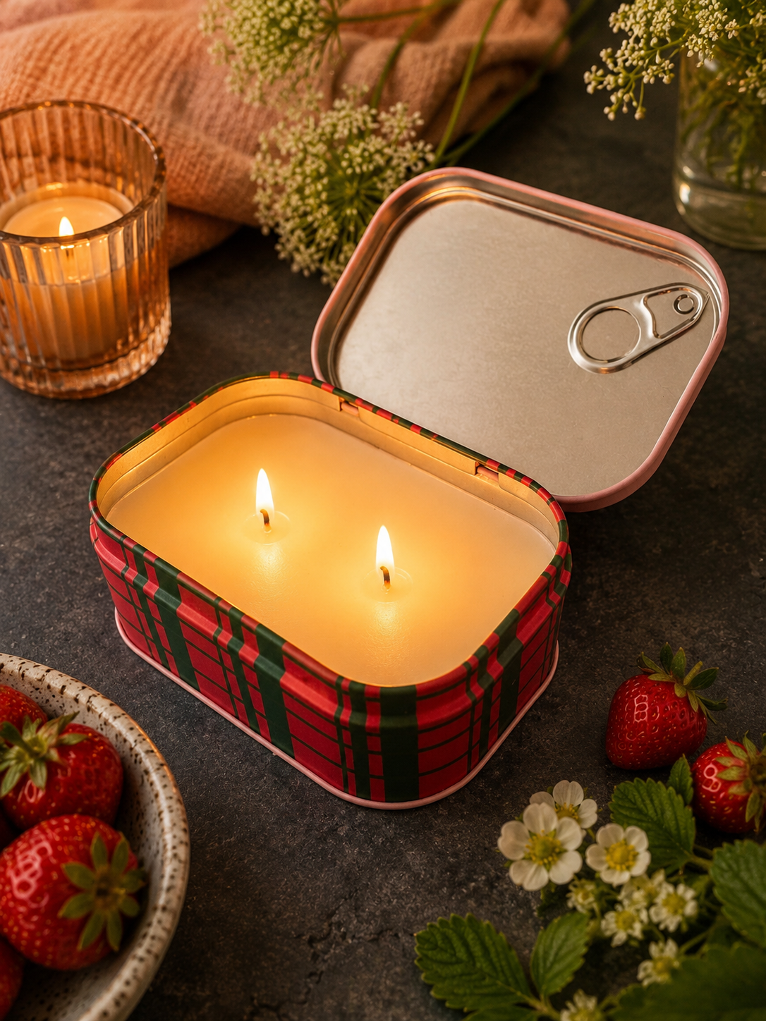 Bougie parfumée Paddywax Strawberry