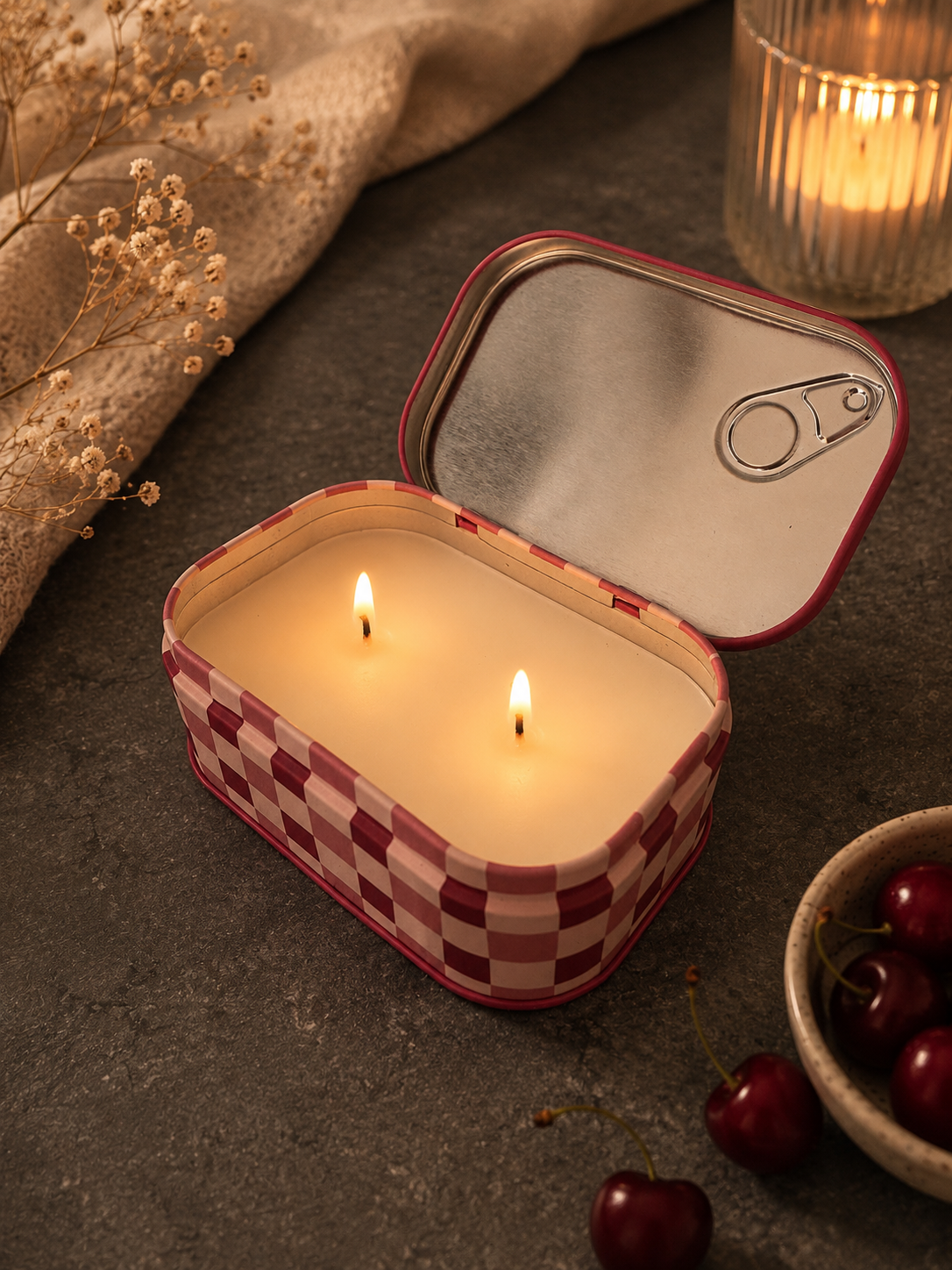 Bougie parfumée Paddywax Smoked Cherry