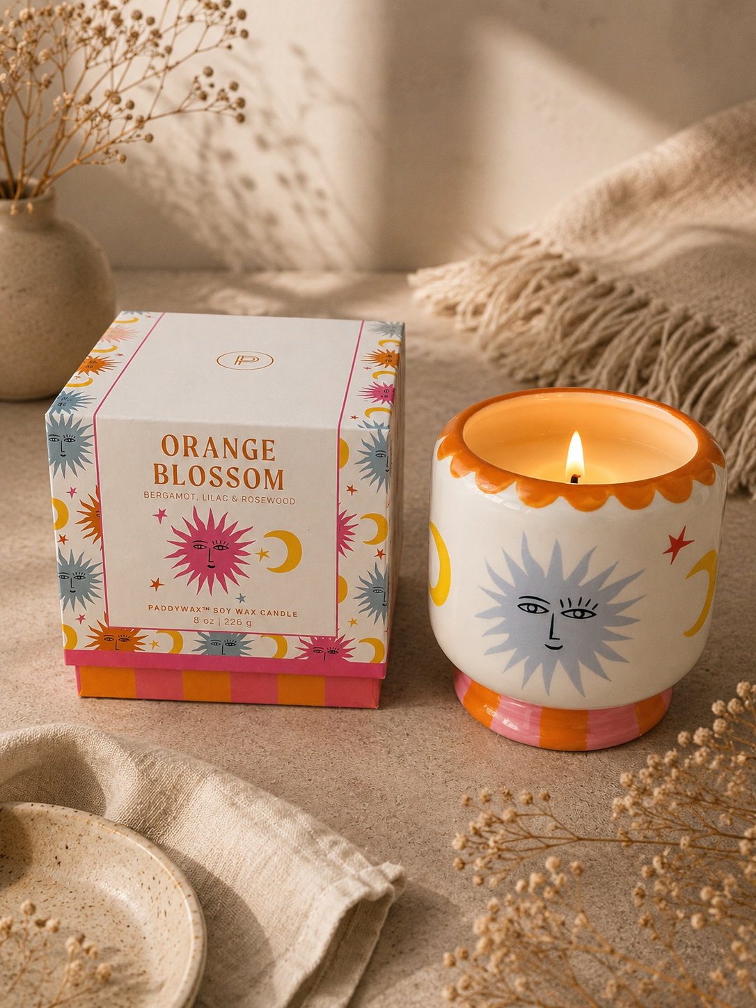 Bougie parfumée Paddywax Orange Blossom