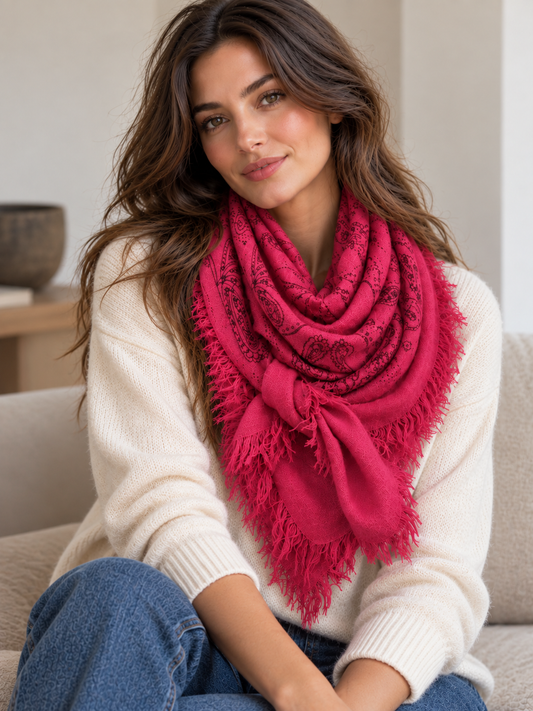Foulard Genie fushia
