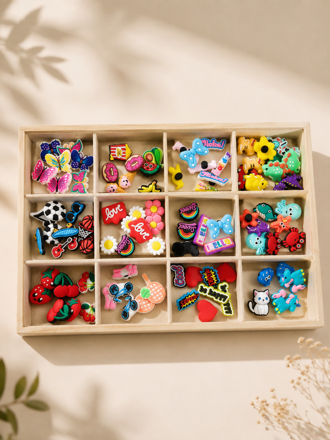 Charms fun & colorés pour trousses et pochettes Pop&Clip