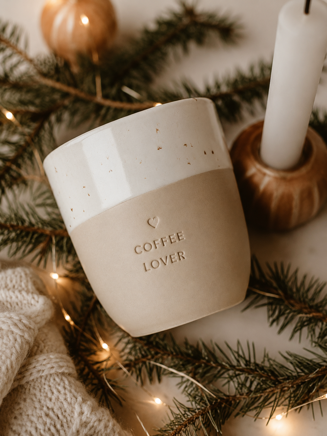 Mug en grès Coffee Lover