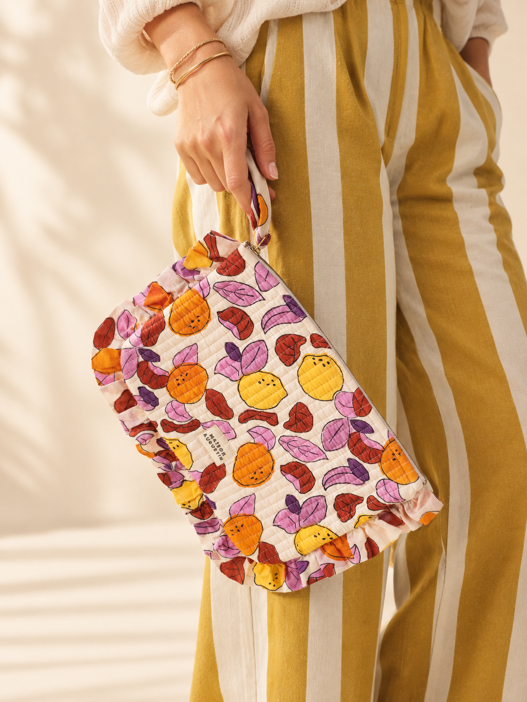 Grande pochette Pomelo lilas