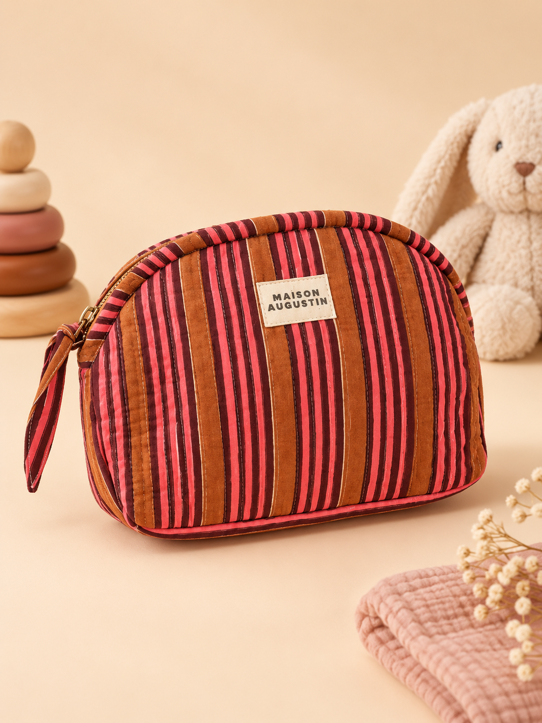 Trousse à maquillage Candy Stripe