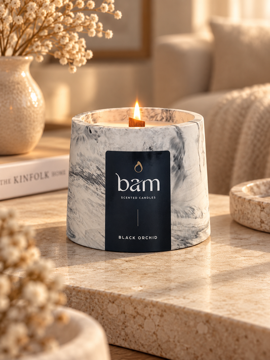 Bougie parfumée BAM orchidées sauvages