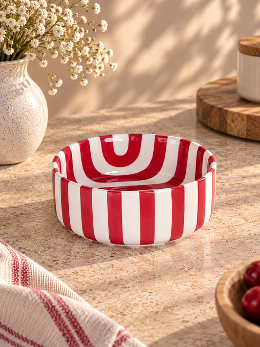 Bol Stripes Tramonto Red