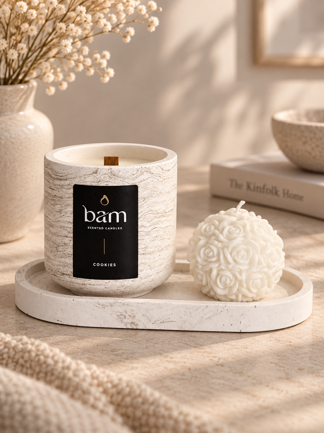 Coffret bougies parfumées BAM cookie