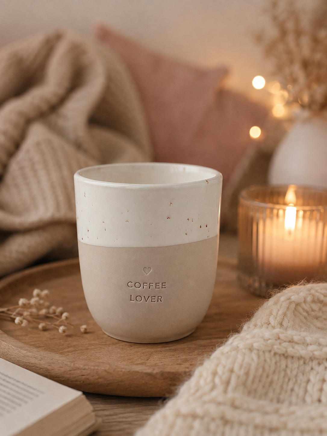 Mug en grès Coffee Lover