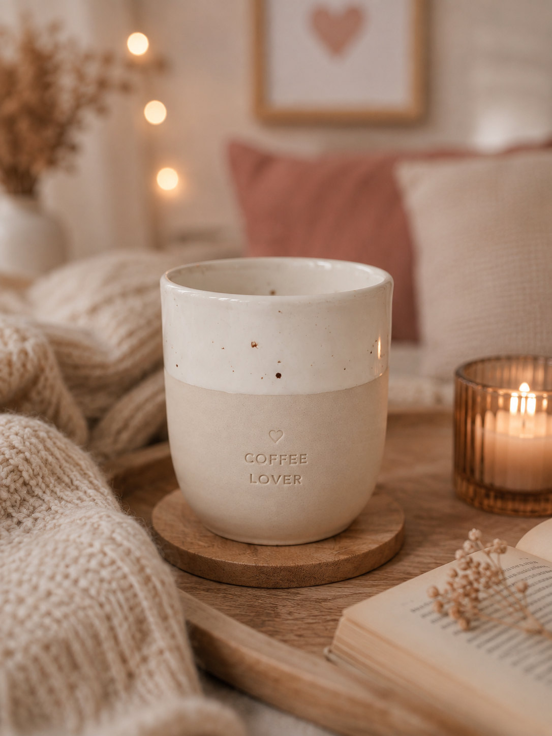 Mug en grès Coffee Lover