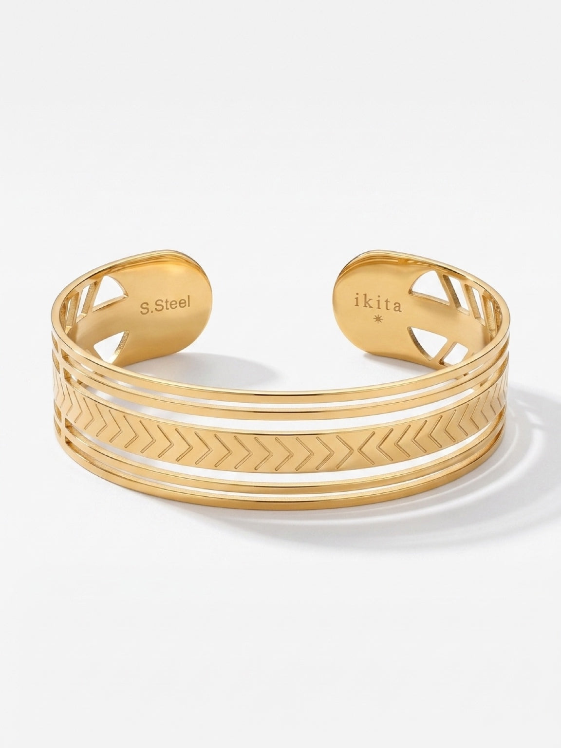 Bracelet Jonc Éclat Doré