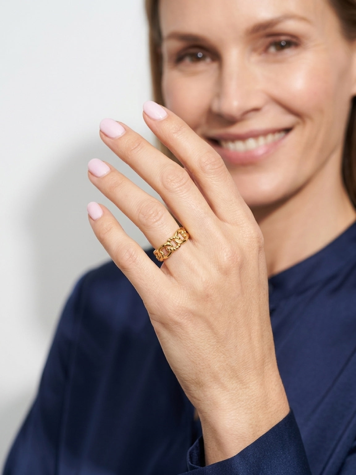 Bague Maille Dorée