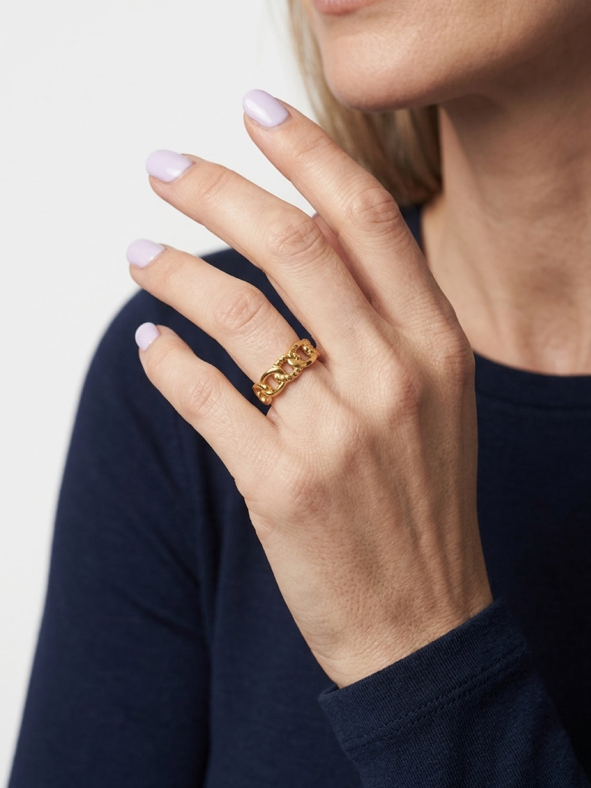 Bague Maille Dorée