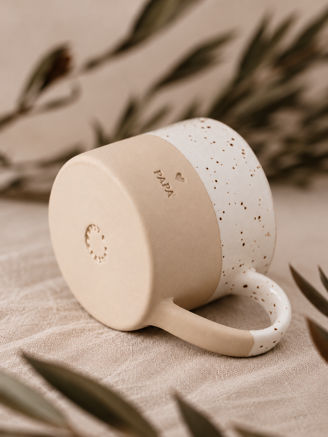 Tasse en grès Papa
