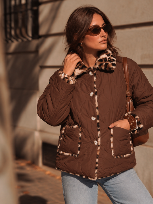 Veste Hadria brun & léo