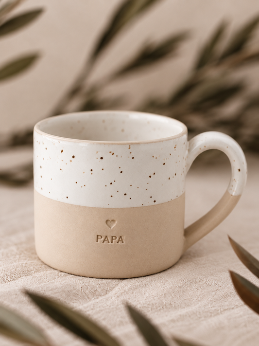 Tasse en grès Papa