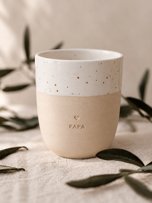 Mug en grès Papa